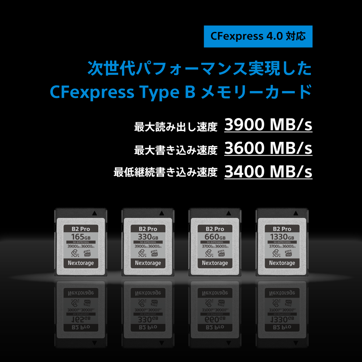 【イベント用】NX-B2PROシリーズ CFexpress Type B メモリーカード