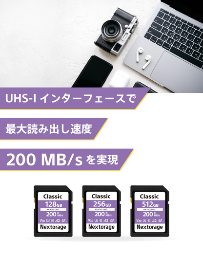 【認定整備品】NX-F2CLシリーズ SDXC UHS-I メモリーカード